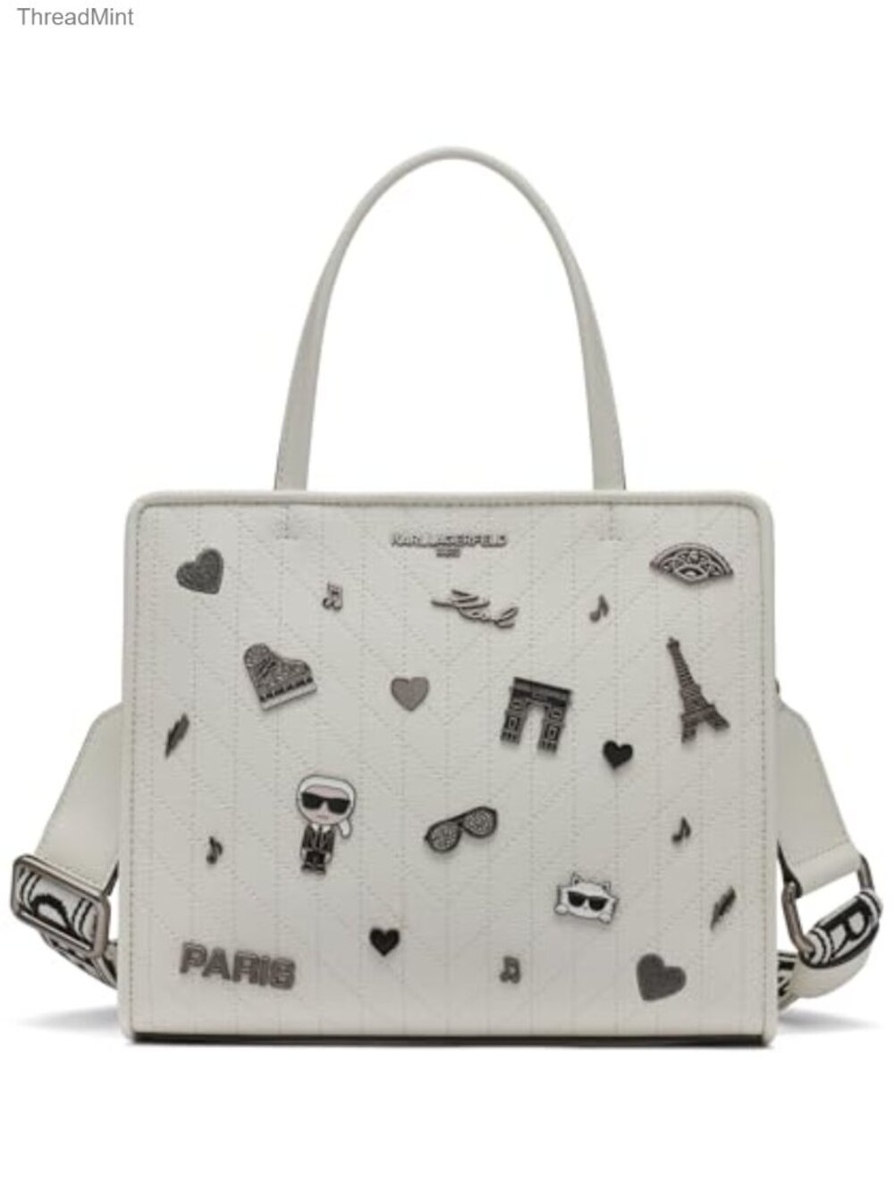 KARL LAGERFELD Women's Maybelle Pins Satchel
